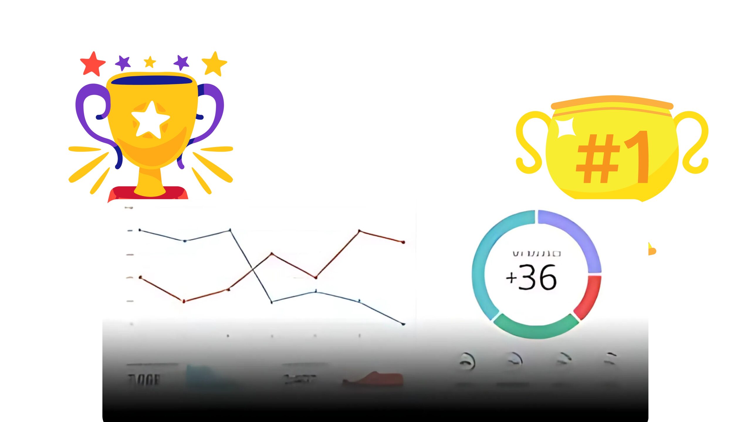 Analytics dashboard with progress charts, statistics, and achievement tracking for life management