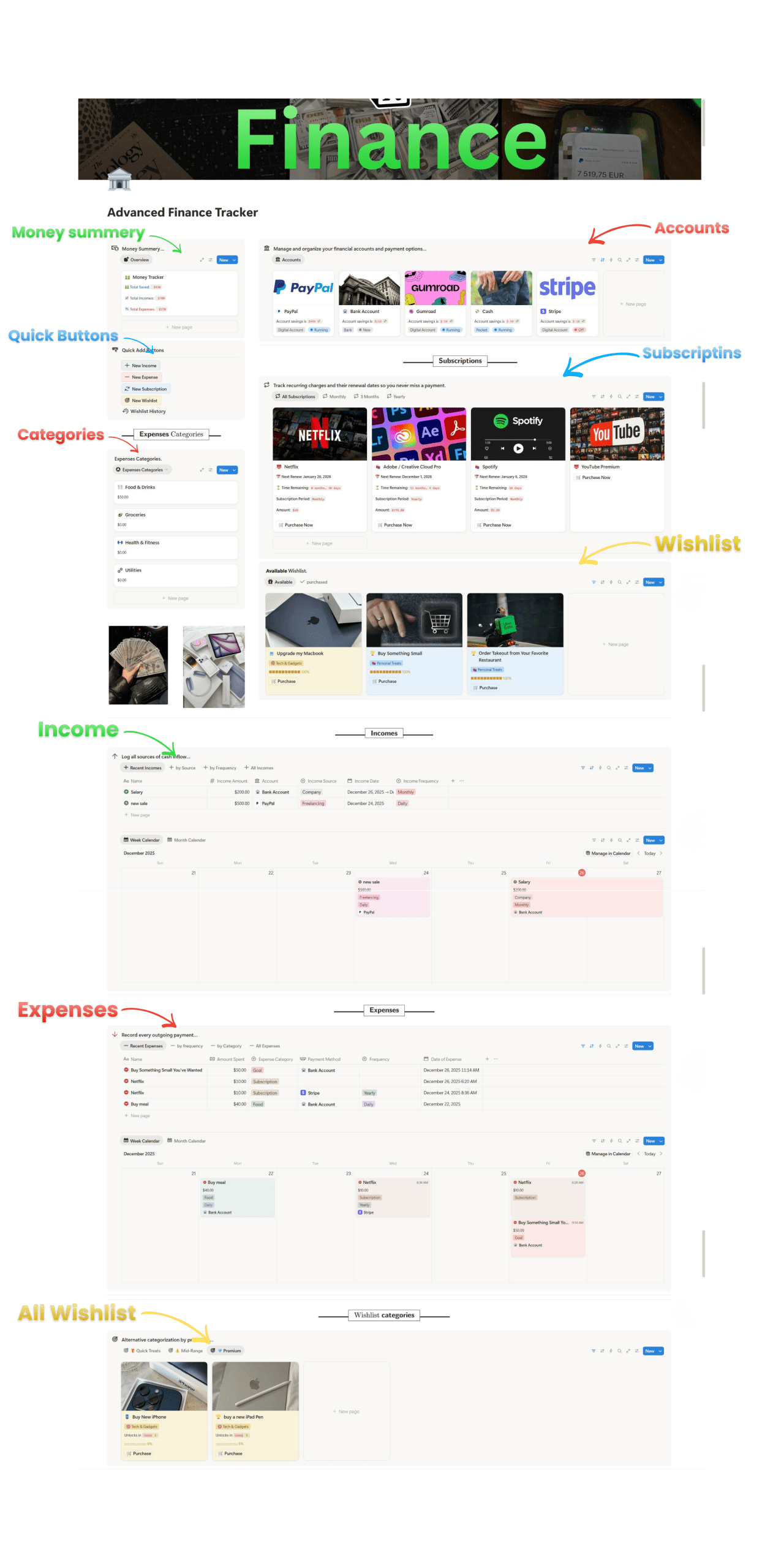 Advanced Finance Tracker scaled