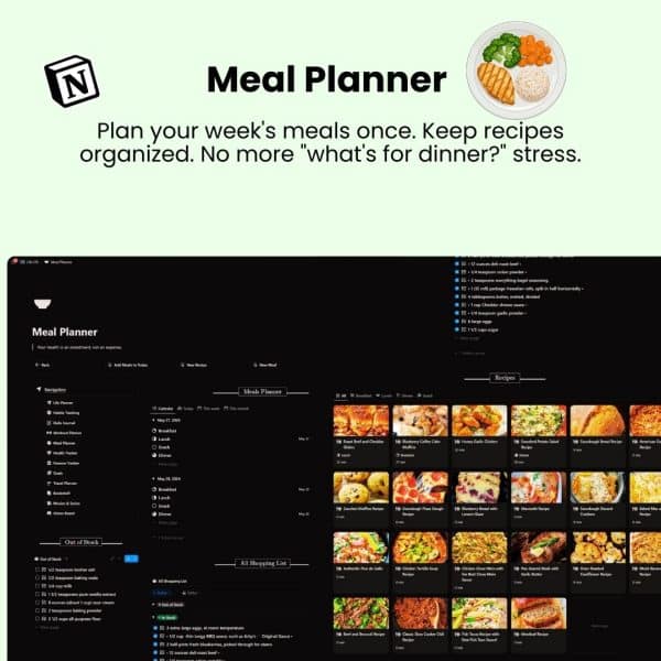 Life OS Notion Template – Complete Life Planner, Habit Tracker & Personal Dashboard