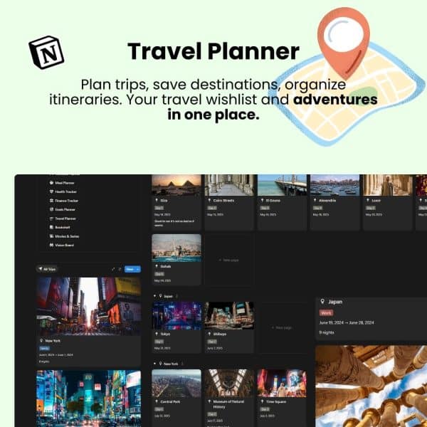 Life OS Notion Template – Complete Life Planner, Habit Tracker & Personal Dashboard