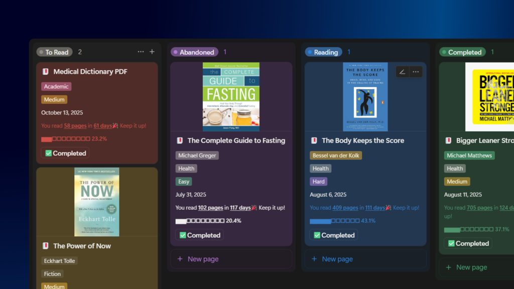 Bookshelf with stacked books and reading workspace representing student study, learning, and book notes