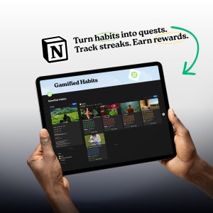Gamified Habits Notion template